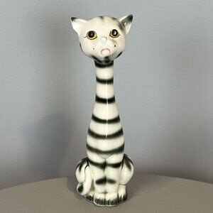 Dee Bee Co Cat Figurine Mid Century Made in Japan Chipped Ear